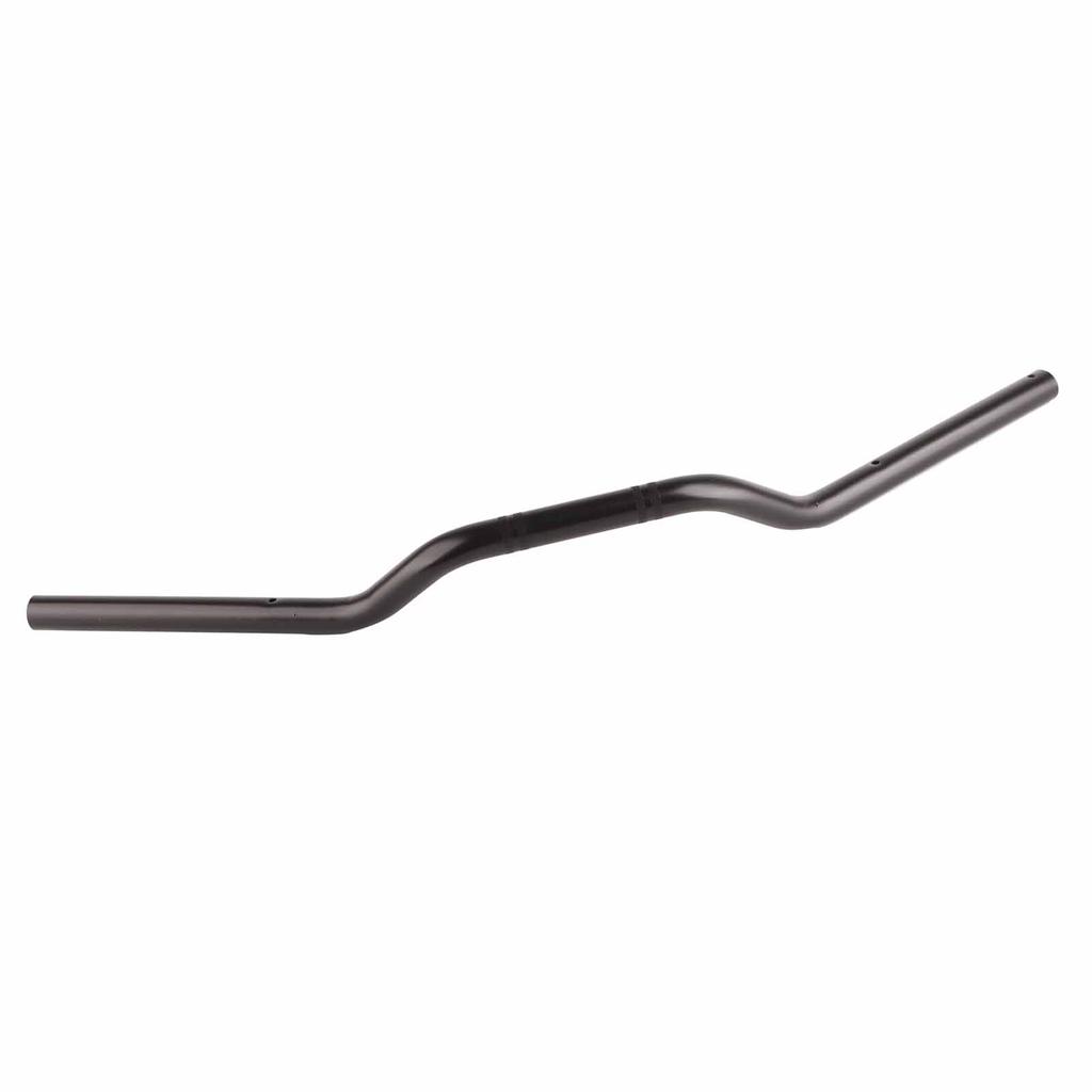 22mm Steel Motorcycle Tracker Handlebar Drag Bar Replacement Part(Black)