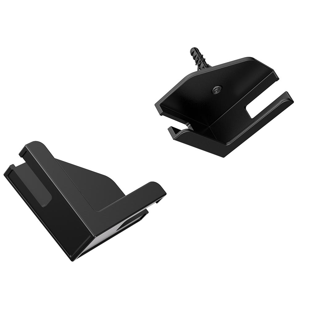 2 Conjuntos Suporte de Parede para Tablet Suporte para Telefone Suporte de Parede Pendurado Dock Organizador de Cabos Suporte para iPad/iPhone 15/Samsung/Kindle/E-Reader