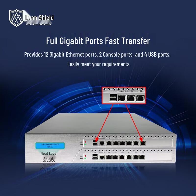 Range Shield LD-1000C Gigabit 2U Network Security Gateway