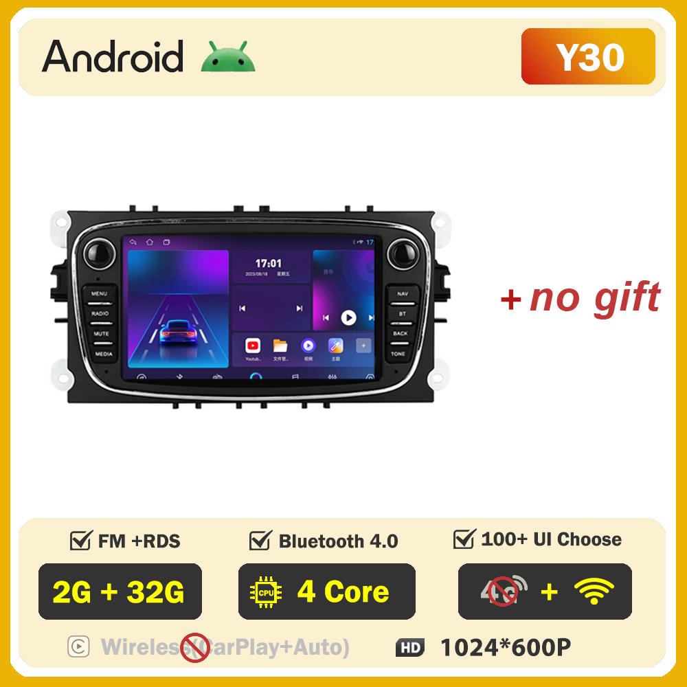 

2 din Автомагнитола Автомобильный Мультимедиа Видео Радио Плеер Для Ford Focus Mondeo C-MAX S-MAX Galaxy II Kuga 3 Android Wifi GPS Навигация