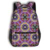 Cartoon Kpop Youthful School Bags Unisex Ethnic Style Travel Bags 3D Print Oxford Waterproof Notebook Shoulder Backpacks