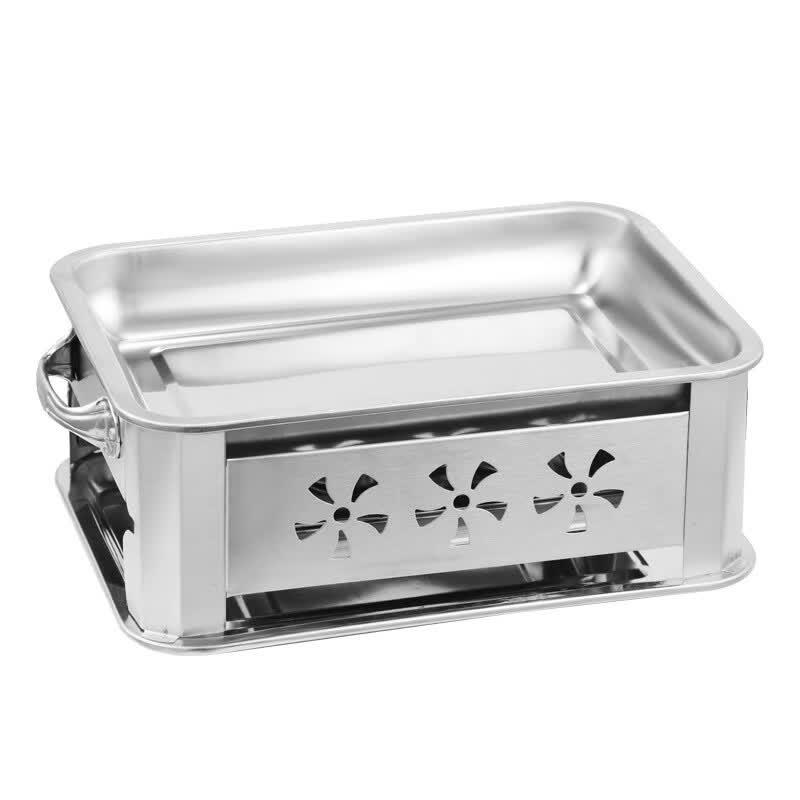 OEING Stainless Steel Grilled Fish Alcohol Stove