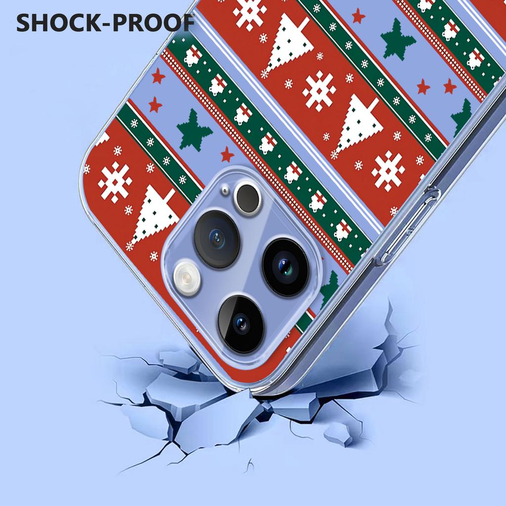 For iPhone 13 Pro Max 6.7 inch Case Christmas Themed Pattern Printing TPU Phone Back Cover