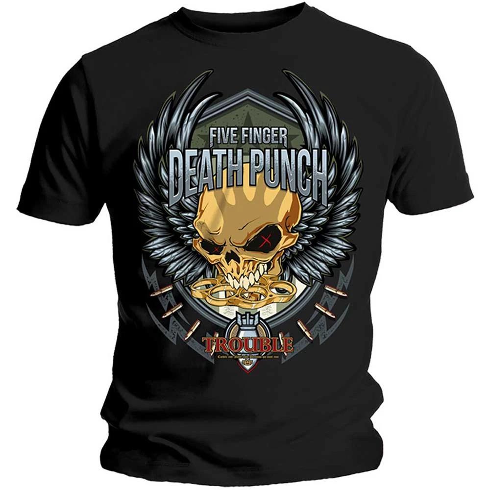 Five Finger Death Punch Trouble Unisexs TShirt L