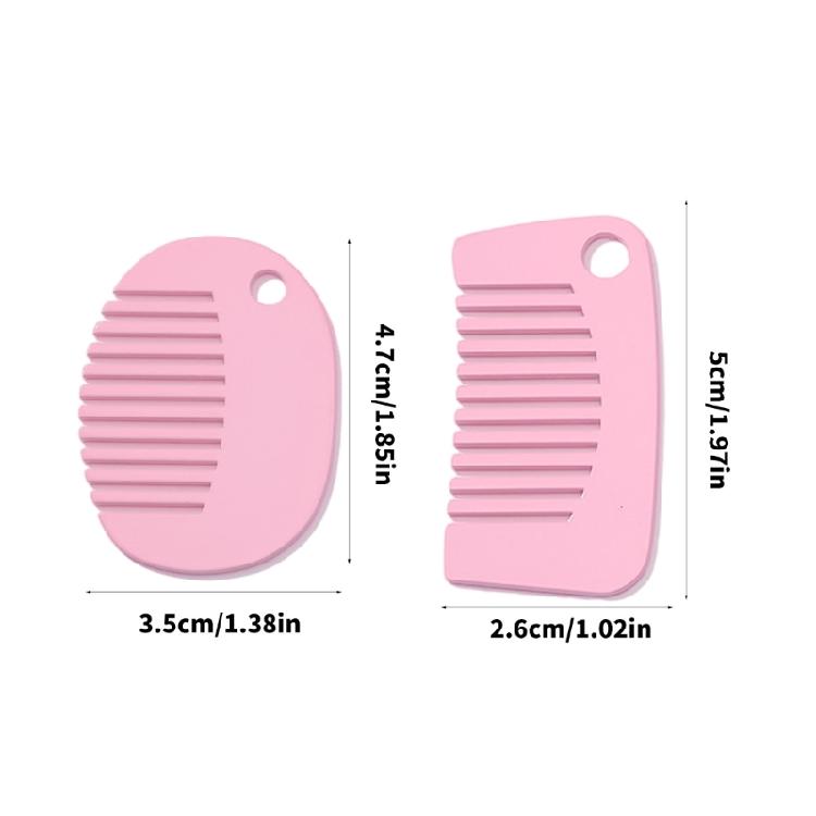 Portable Hairbrush Miniature Comb Necklace Pendant Convenient Hair Grooming Tool Portable Hairbrush for Women Girls