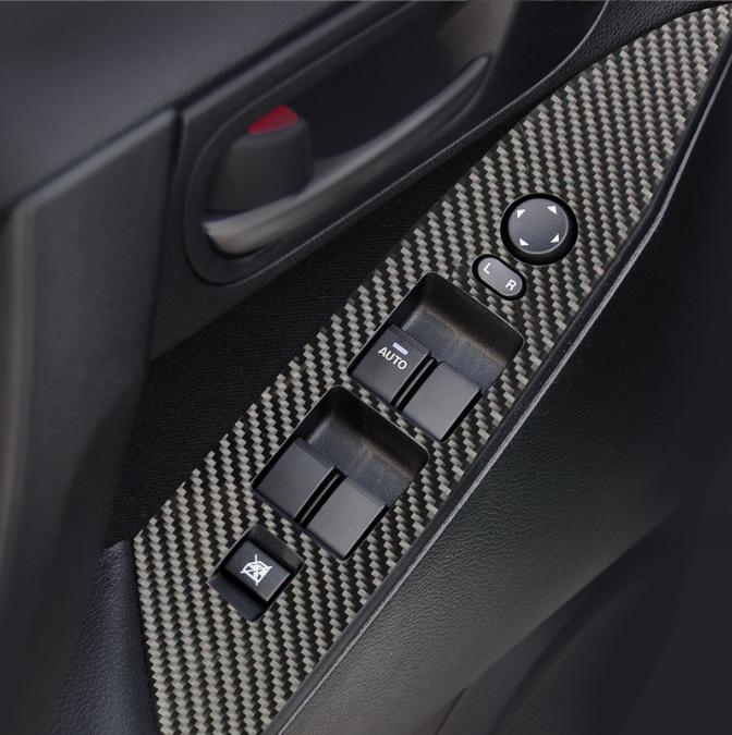Mazda3 Xingcheng Carbon Fiber Interior Trim for Center Console & Window Lift