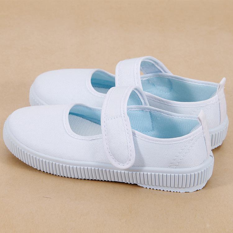 Spring, autumn and summer new little white shoes indoor children's shoes little white shoes comfortable, breathable and non-slip dance shoes