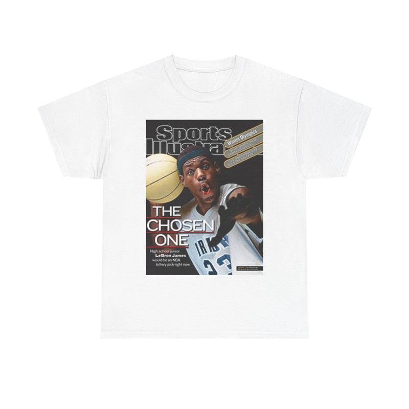 

LeBron James Chosen One Graphic Tee Shirt Vintage retro high school Unisex T-Shirt XL