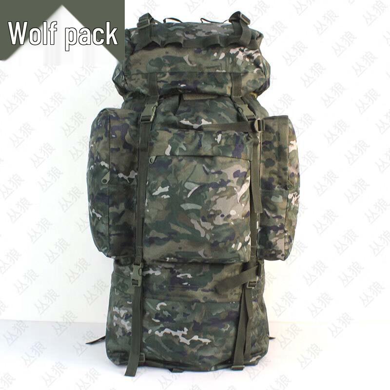 Conglang 110L Large Capacity Camouflage Backpack with U-Shaped Frame