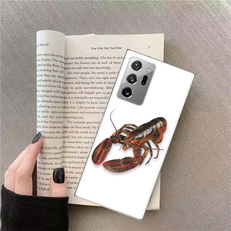 

Live Lobster Phone Case for Samsung A17 A37 A57 A54 A14 A24 A34 A07 A04S A02S A12 A22 A32 A52S A16 A26 A36 A56 A72 Galaxy Note 2 Samsung A16 5G