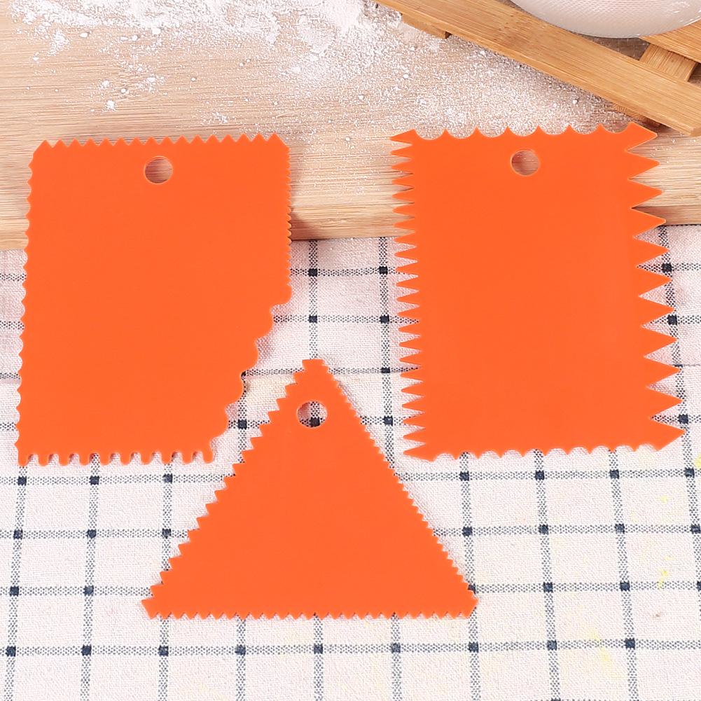 Multifunctional Cake Scraper Set: 6-Piece and 3-Piece Triangular & Cream Scrapers