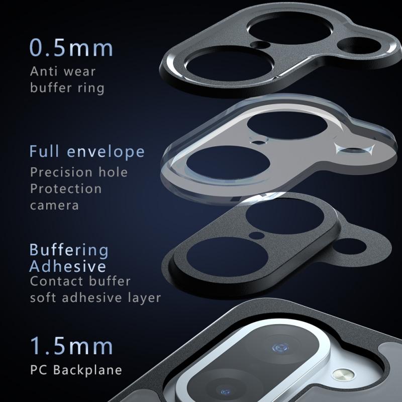 For Oneplus Nord CE 5 Case Cover Oneplus Nord CE 5 Capas Black Frame Lens Protective Clear Transparent Fundas Oneplus Nord CE 5