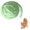 Cat Yarn Ball Toy Fun Interactive Bite Resistance Woolen Yarn Cat Ball Toy with Bell for Cats Kittens Puppies Green