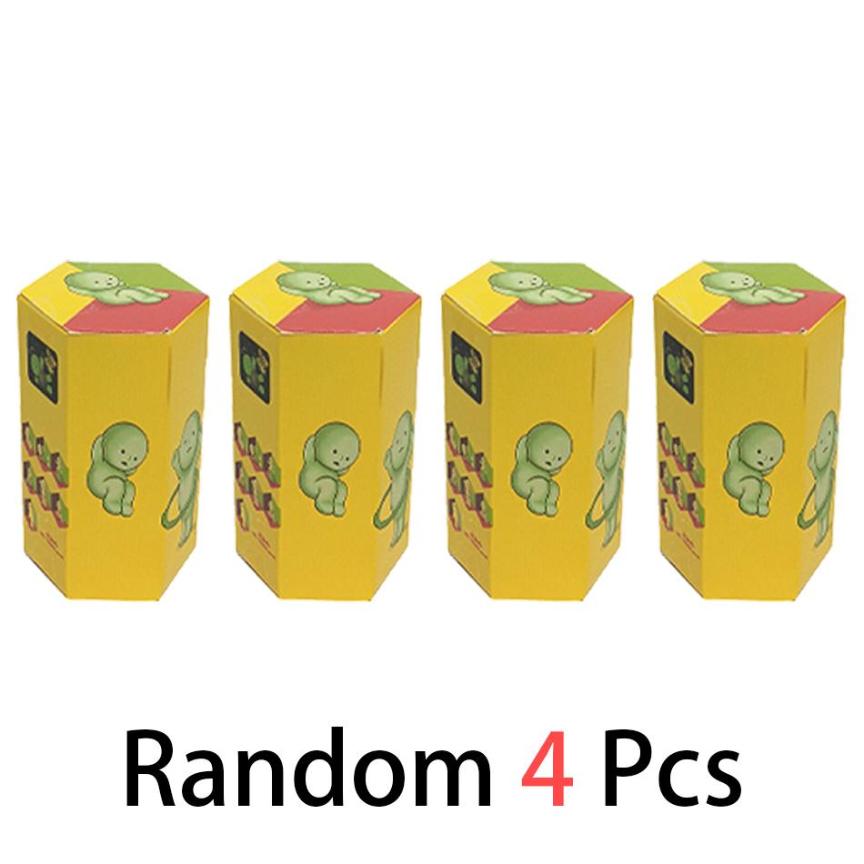 Gift A Multiple Series Noctilucent Green Doll Blind Mystery Box Action Figures Decoration Desktop Model Toy For Surprise