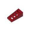 20pcsMOC Assembles Particles 61409 Slope 18° 2 X 1 X 2/3 with 4 Slots Building Block Part DIY Bricks Bulk Model Educational Toy
