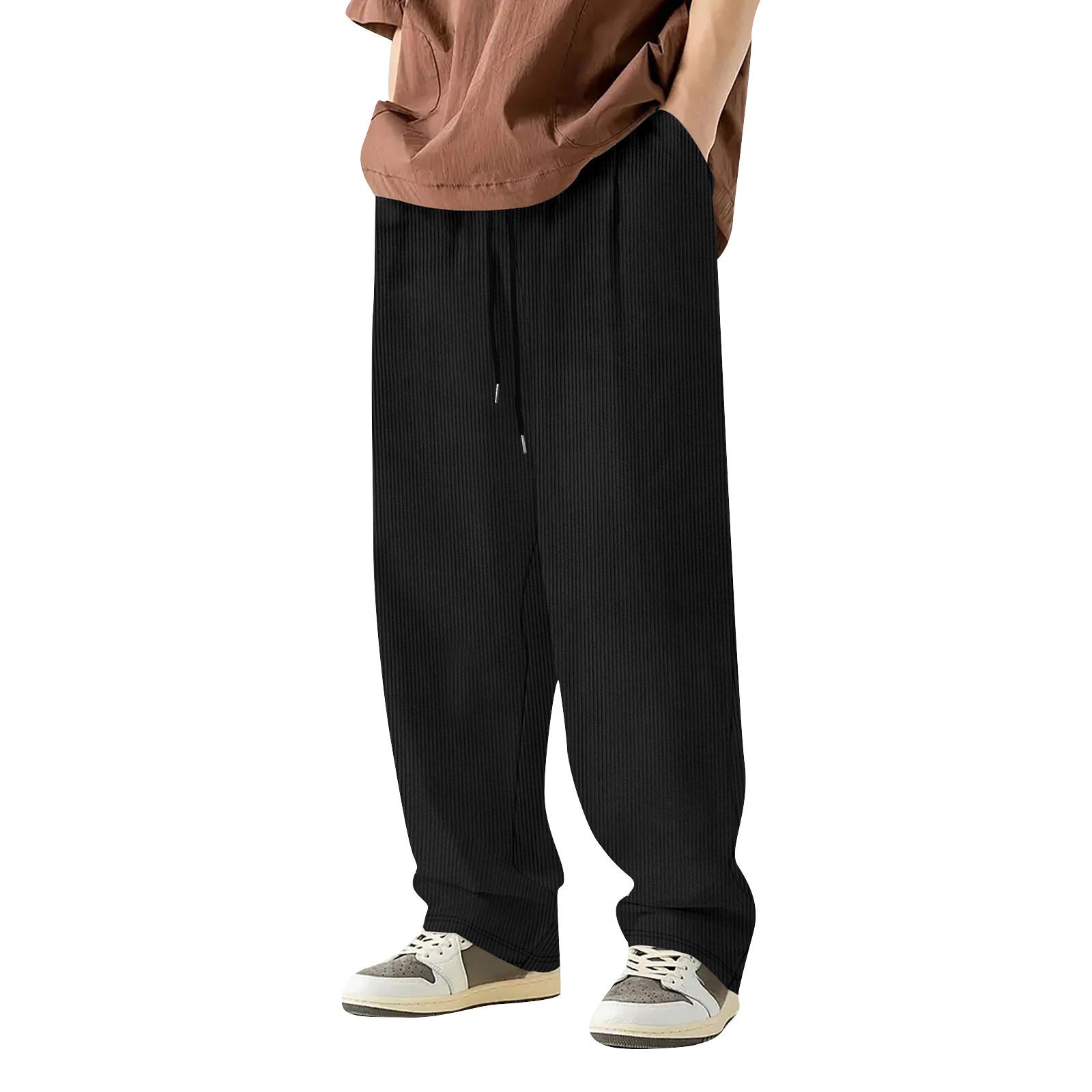 Men s Sports Casual Jogging Trousers Lightweight Hiking Pants Outdoor Pant L