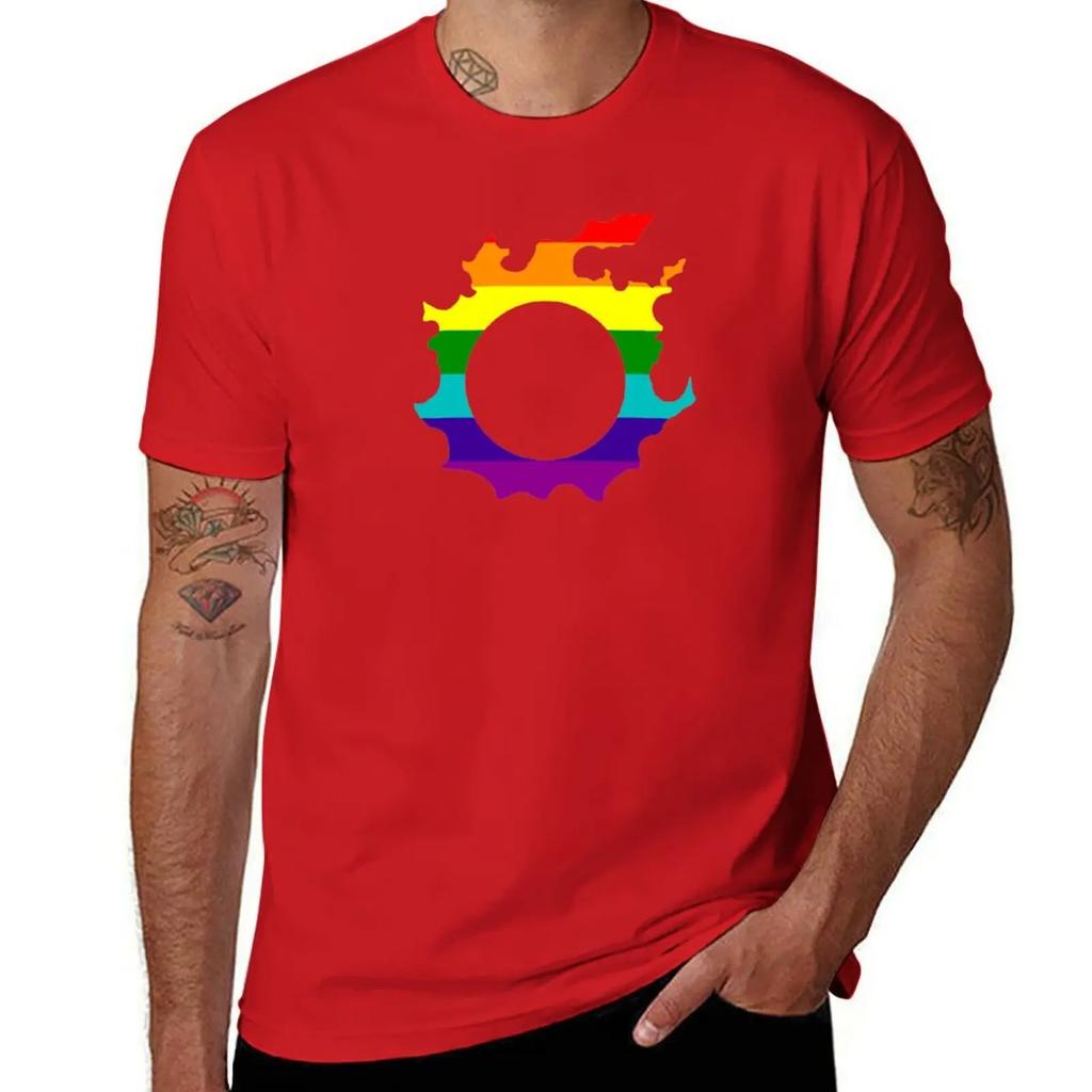 FFXIV Pride TShirt tees graphic t shirt vintage anime clothes basketball graphic tees men workout shirt