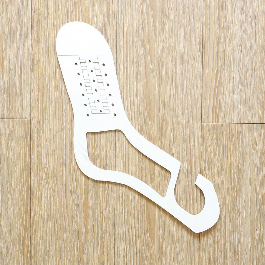 Wooden Telescopic Display Model for DIY Knitting Socks Props