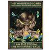I Am The Storm Plaque Metal Tin Signs Wall Decoration Vintage Art Posters Iron Painting for Man Cave Home Cafe Garden Club Bar
