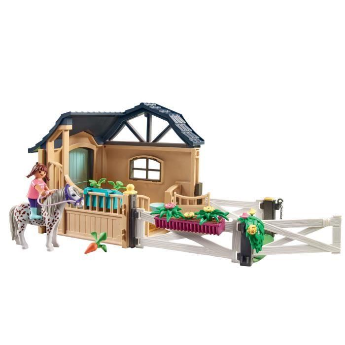Playmobil - extension box avec cheval - country - 68 pièces - enfant 5 ans - allemagne