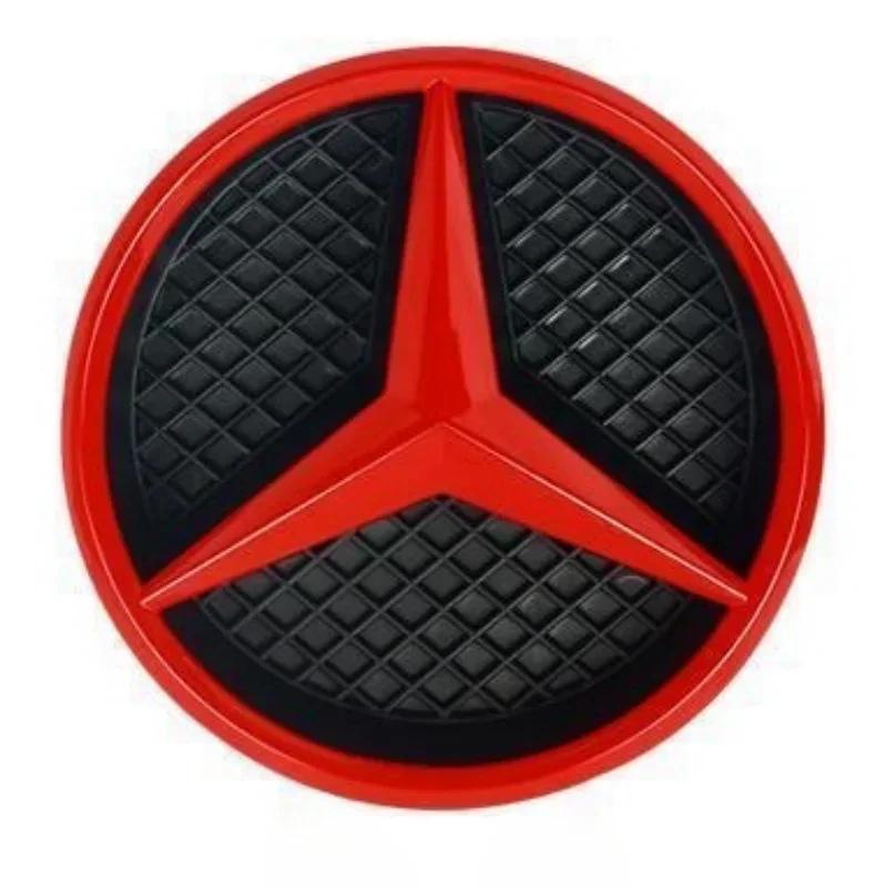 LRS5 New C200 E200 For Mercedes Benz 1X ·3D ABS Car Front Grille Badge Cover Star Logo Grid Hollowed-out Label for Mercedes Benz W20