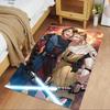 Star Wars Carpet Perfect for Foyer Dining Room Living Rooms Bedrooms Anti-slip Rug Anime Office Decor Birthday Christmas Gift