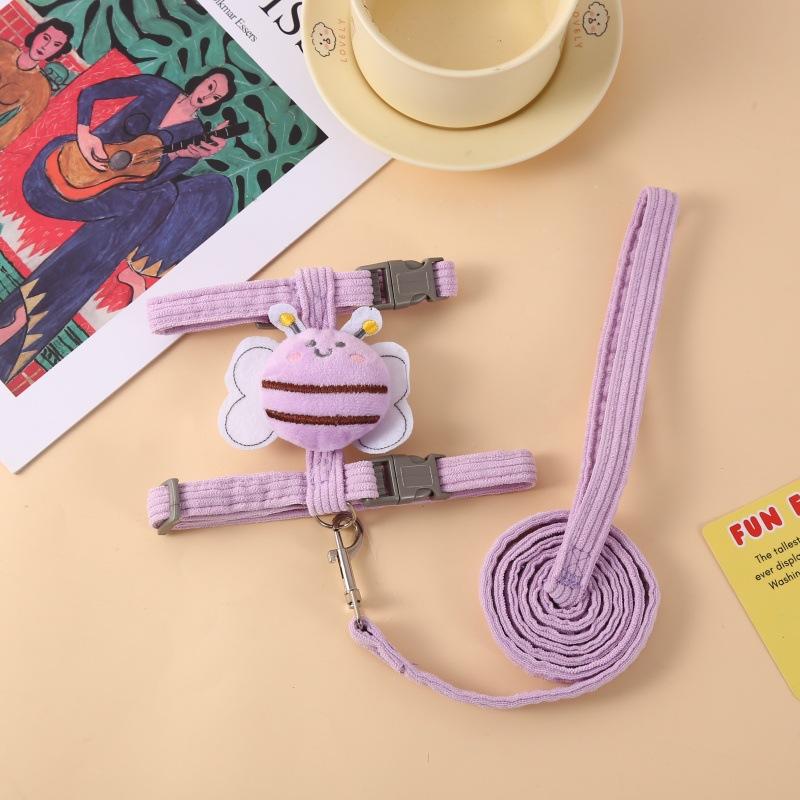 Cat Leash Anti-break Free Go Out Special Cat Vest Chest Strap Small Dog Anti-run Walk