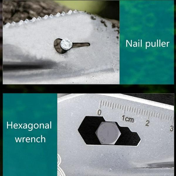 Metal Detector Garden Digging Tool Digger Garden Shovel W Sheath Stainless Steel