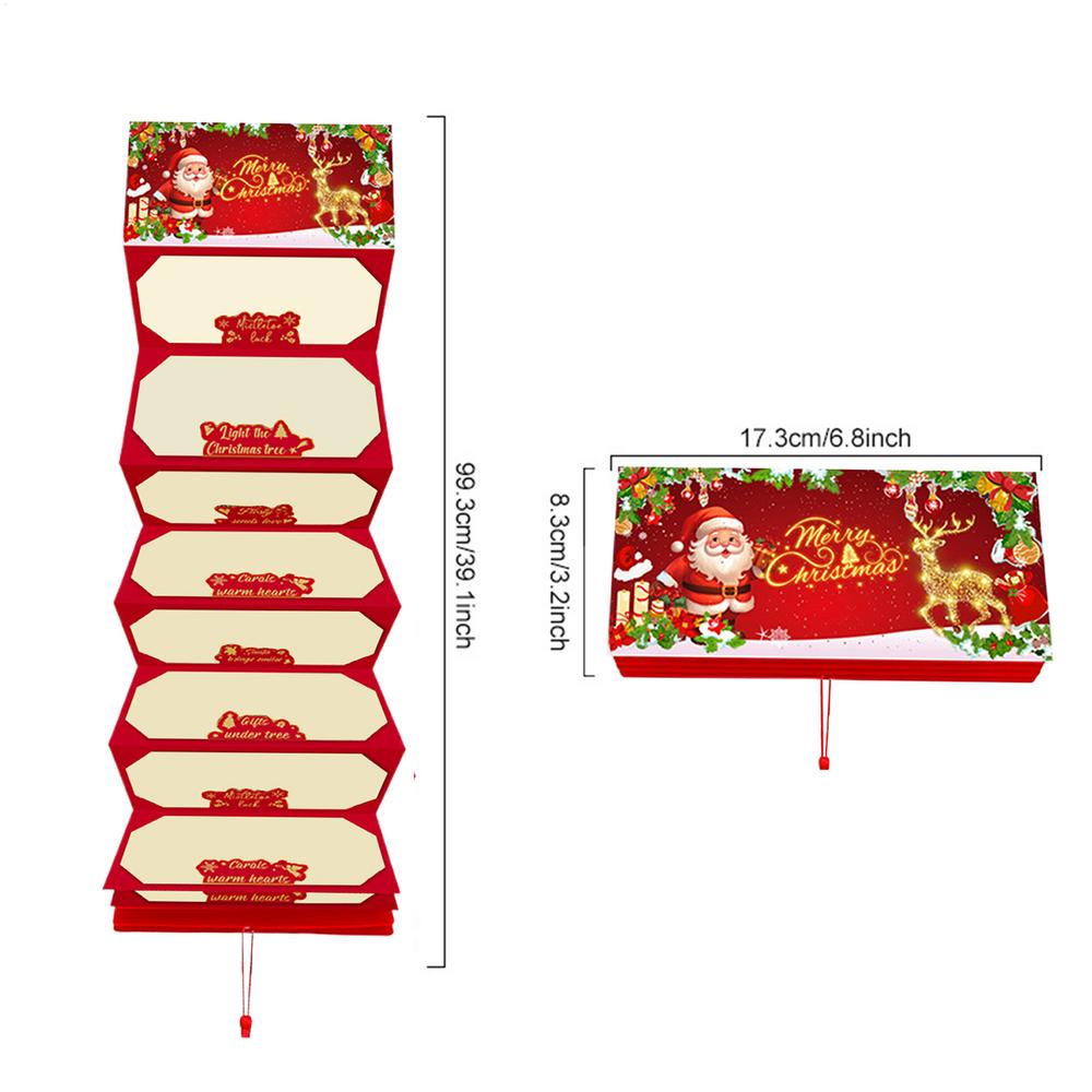 

Christmas Cash Envelopes Party Supplies Christmas Santa Cash Holder With 10 Slots for Men Women Boys Girls Teens Wife Husband красный