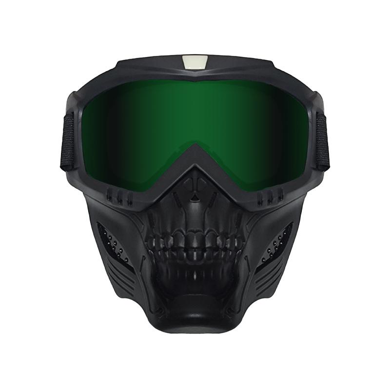 Dustproof Motocross Glasses Adjustable Motorcycle Goggles Breathable Full Face Protective Motorbike Dirt Bike Off-road Mask
