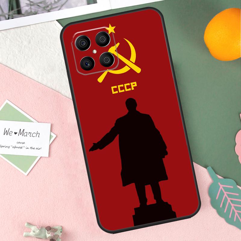 

lenin Soviet Union flag Case For Honor X9b X8b X9a X8a X8 X9 X9c 50 70 90 Lite Honor 200 Pro Magic 7 5 6 Lite Cover Honor X9c