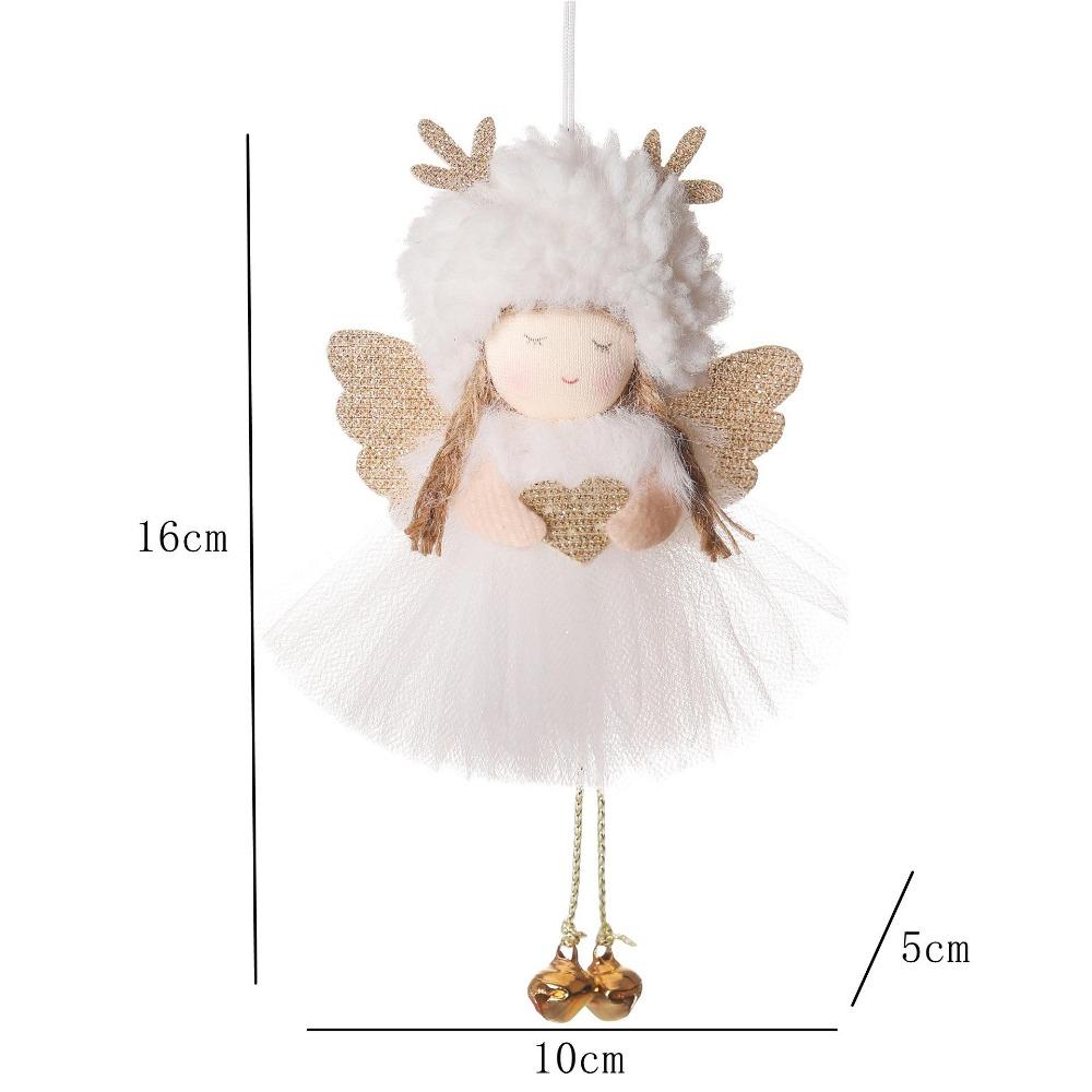 New Christmas Supplies Christmas Feather Angel Christmas Tree Decoration Pendant Small Pendant Christmas