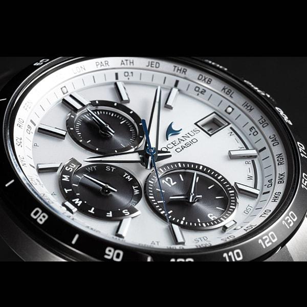 CASIO Men's OCEANUS OCW-T2600J-7AJF [OCEANUS CLASSIC LINE] Round Watch Silver Titan