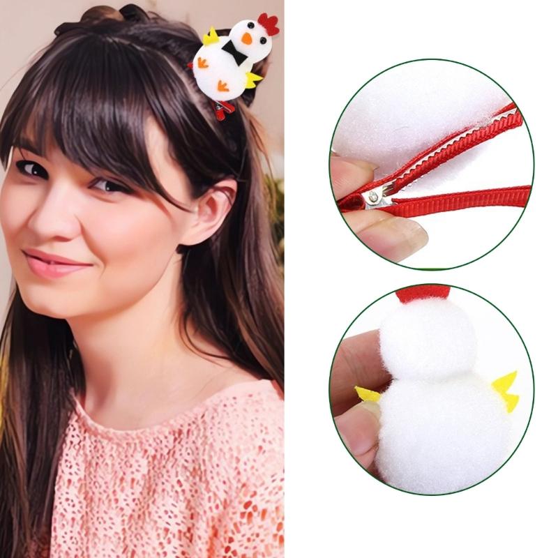 Modern Easter Themed Hair Clip with A Cheerful Chick Everyday Wear Hairpin Adds Fun To Family Celebrations
