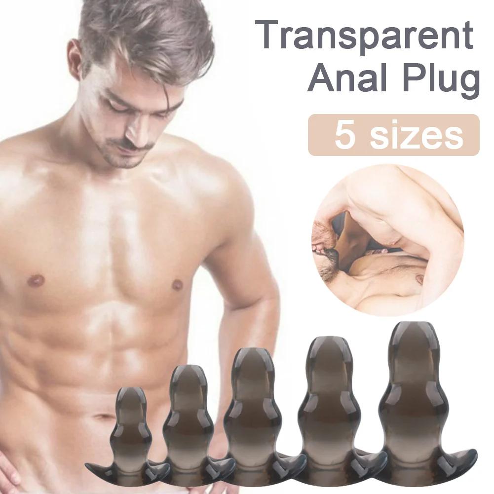 Anal Dilator Soft Speculum Enema Hollow Insert Anus Masturbation Butt Plug Dildo Anal Plug Sexy Products Prostate Massage BDSM