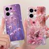 For Oppo Reno13 Pro Case CPH2697 Luxury Flowers Butterfly Painted Cover Soft Slim Phone Case For Oppo Reno 13 Pro Reno13 5G Bags