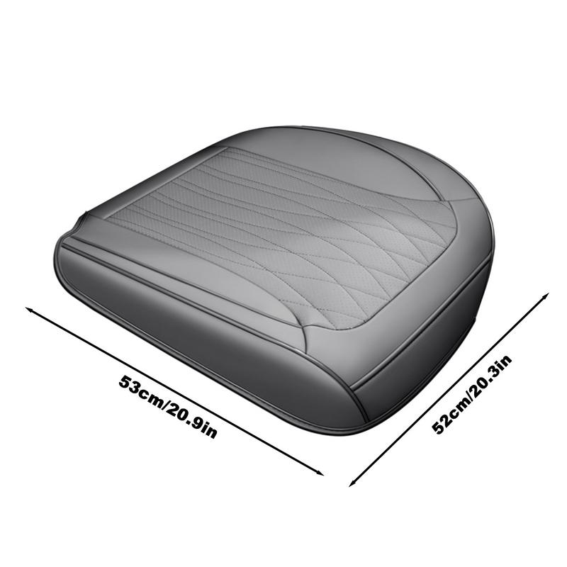 Cojín para asiento de conductor de automóvil, asiento elevador para conducción de automóvil, cojín antideslizante para silla de automóvil, cómodo cuero sintético para varios asientos