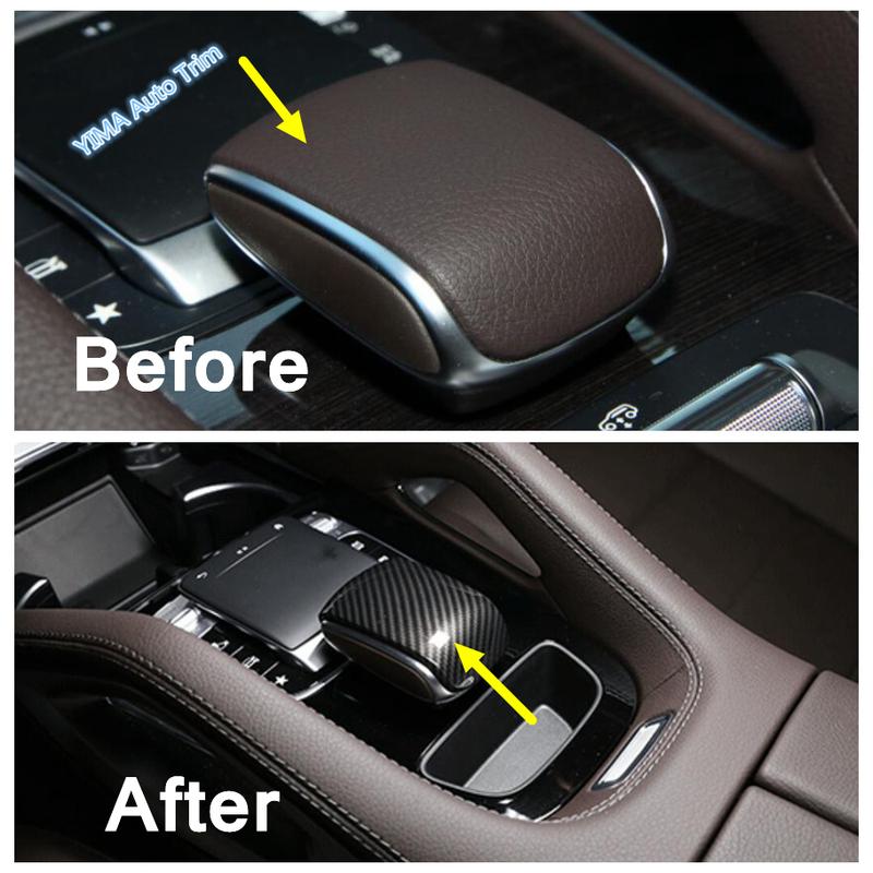 Car Glass Lift / AC Vent Outlet / Steering Wheel Decor Cover Trim ABS Accessories For Mercedes-Benz GLE GLS Gle320 450