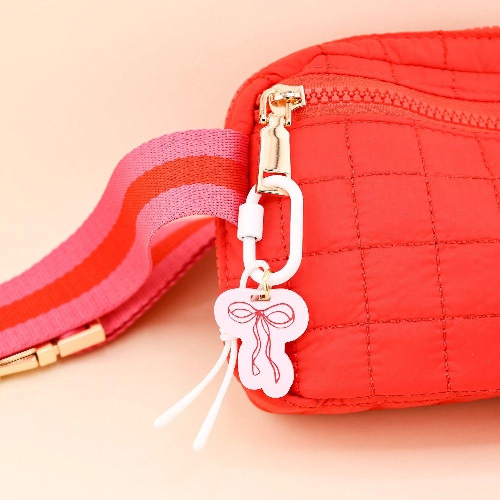 Acryl-Anhänger Retro Seil Geflochten Anhänger Geometrisch Taschenkette Anhänger Handy-Anhänger Damen