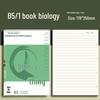 B5 Thickened Subject Notebooks for Middle School: Chinese, English, Physics, Math - Complete Set