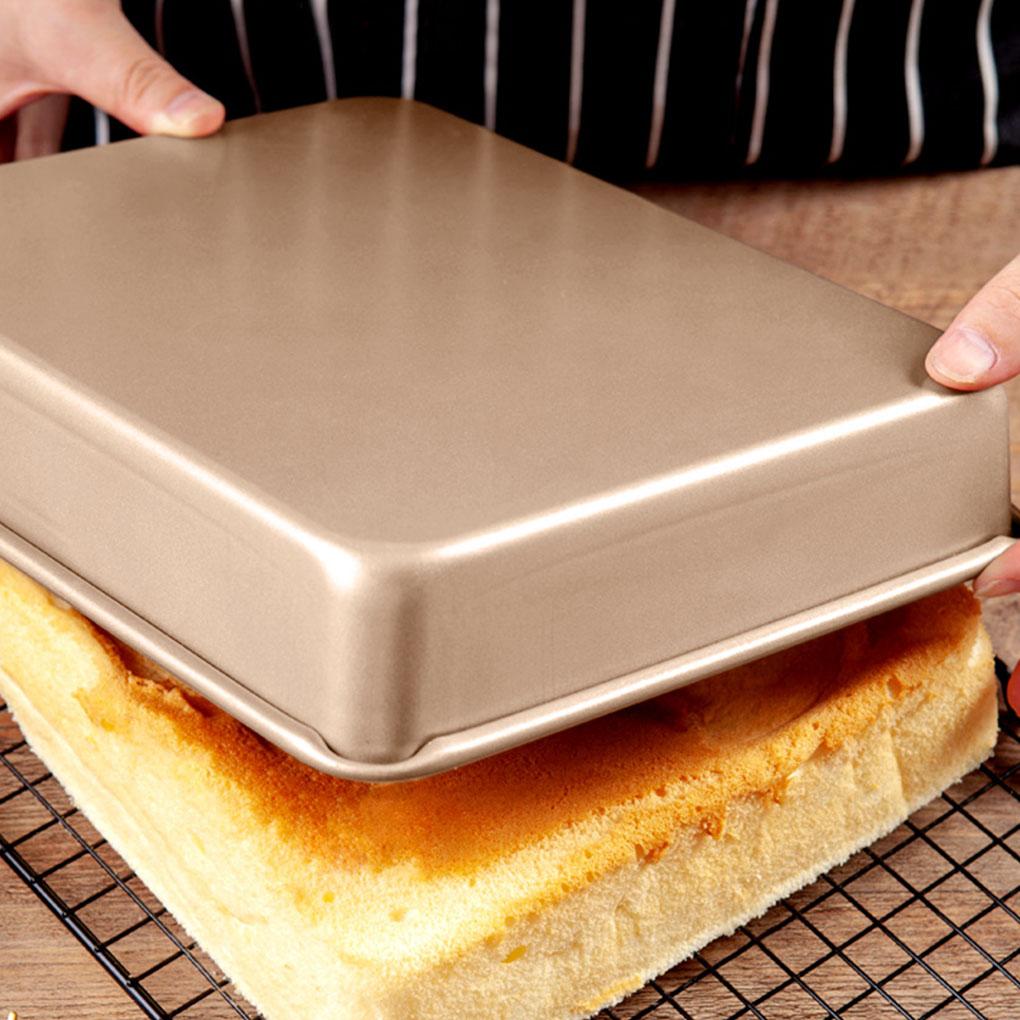 Cake Baking Pan Non-Stick Oven Baking Pan Non-Stick Cookie Bread Bakery Rectangle Sheet Tray DIY Kitchen Chef Bakeware
