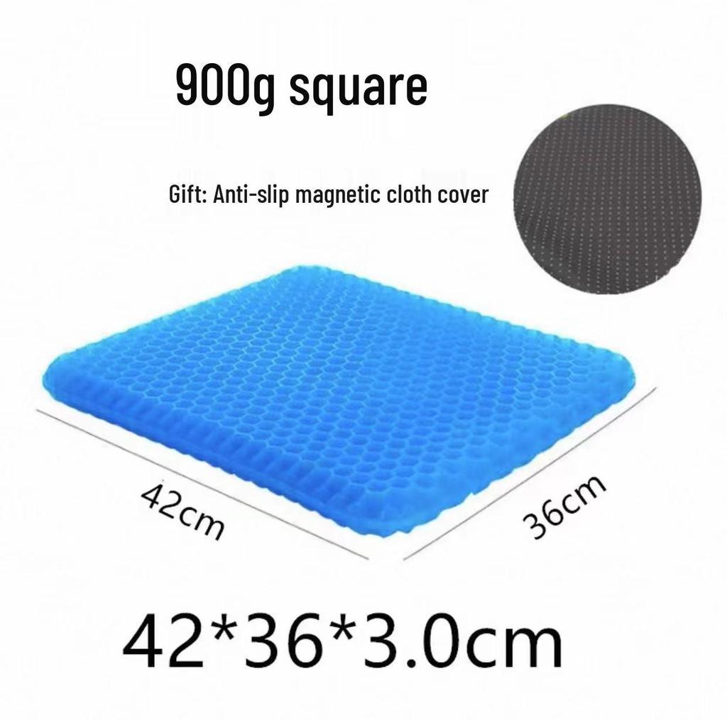 Summer Gel Seat Cushion: Honeycomb Cooling Pad for Office, Car, and Long Sitting Comfort