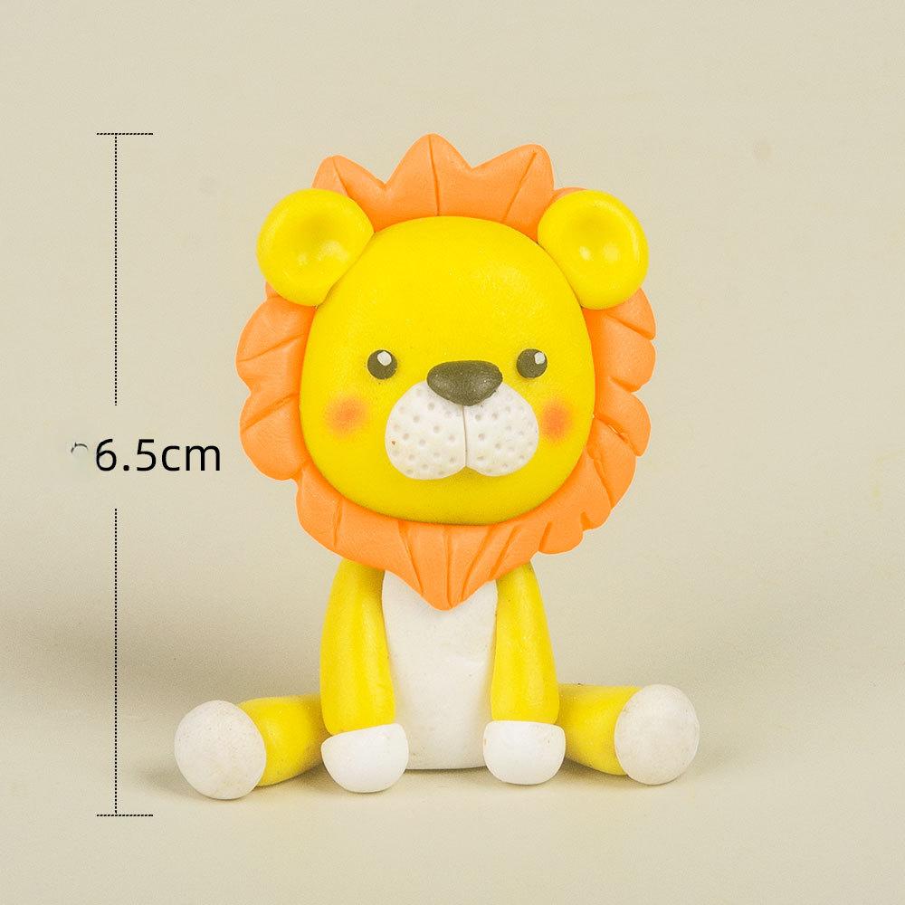 

20PCS Forest Animal Cake Fun Decoration Dessert Plugin Card Insertion Ornament Children s Birthday Cake Animal Decoration Tool 20pcs львиный