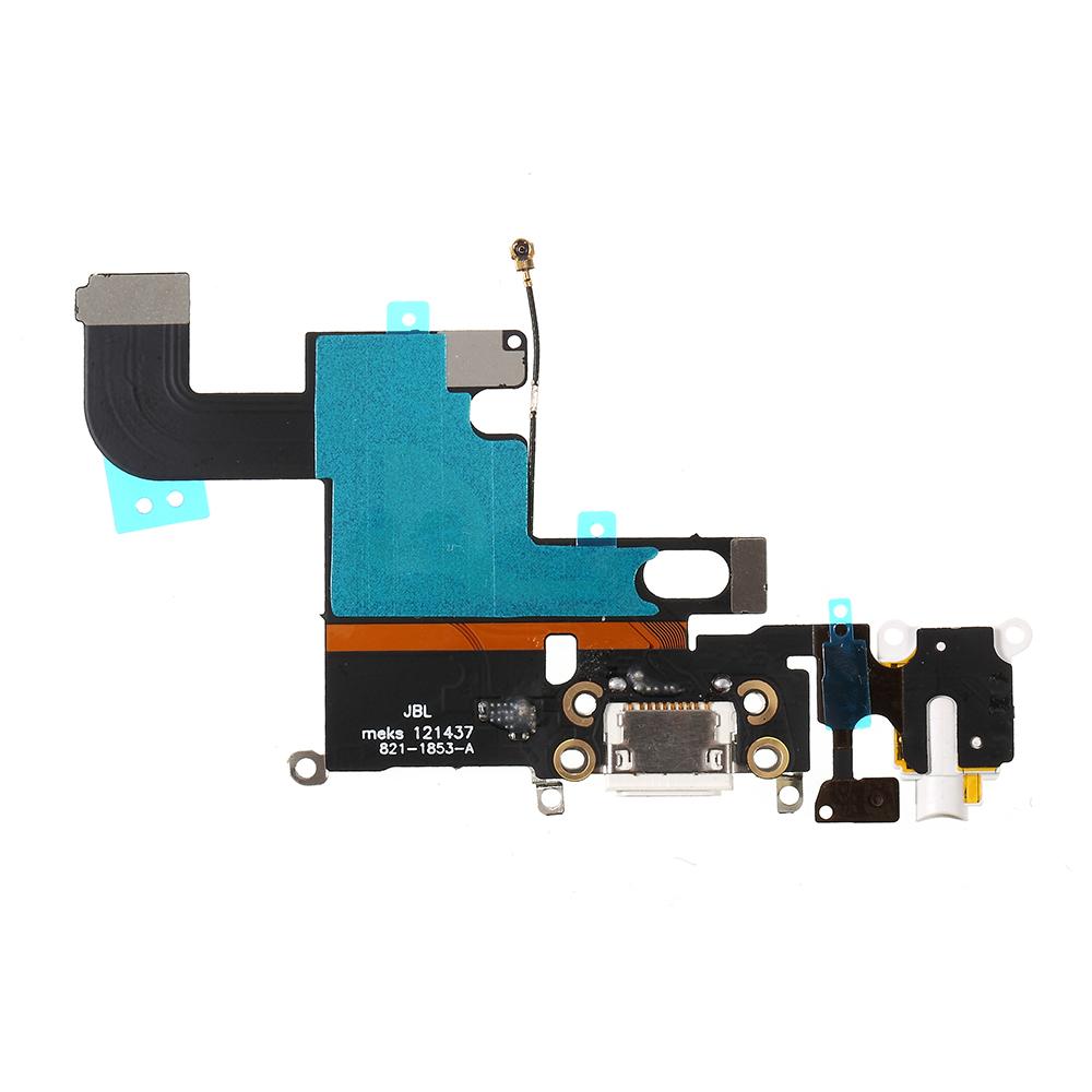 

Charging Port Flex Cable Replacement for iPhone 6 (without Logo) White