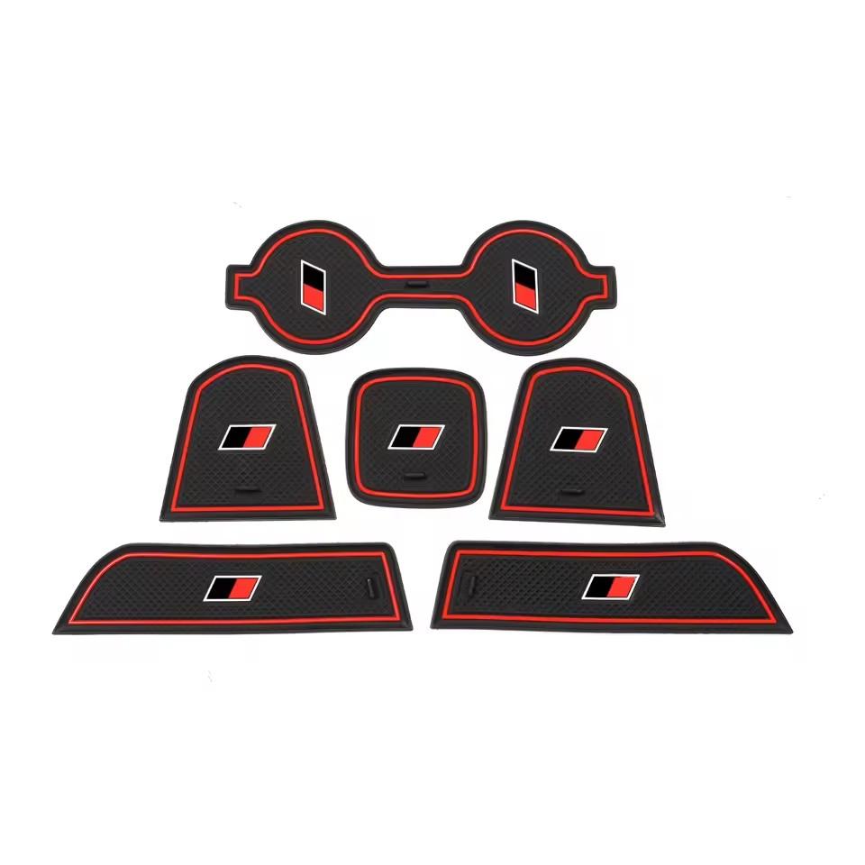 For Toyota GR86 Subaru BRZ 2025 - 2025 Anti-Slip Gate Slot Cup Mat Non-Slip Door Groove Pad Auto Interior Accessories