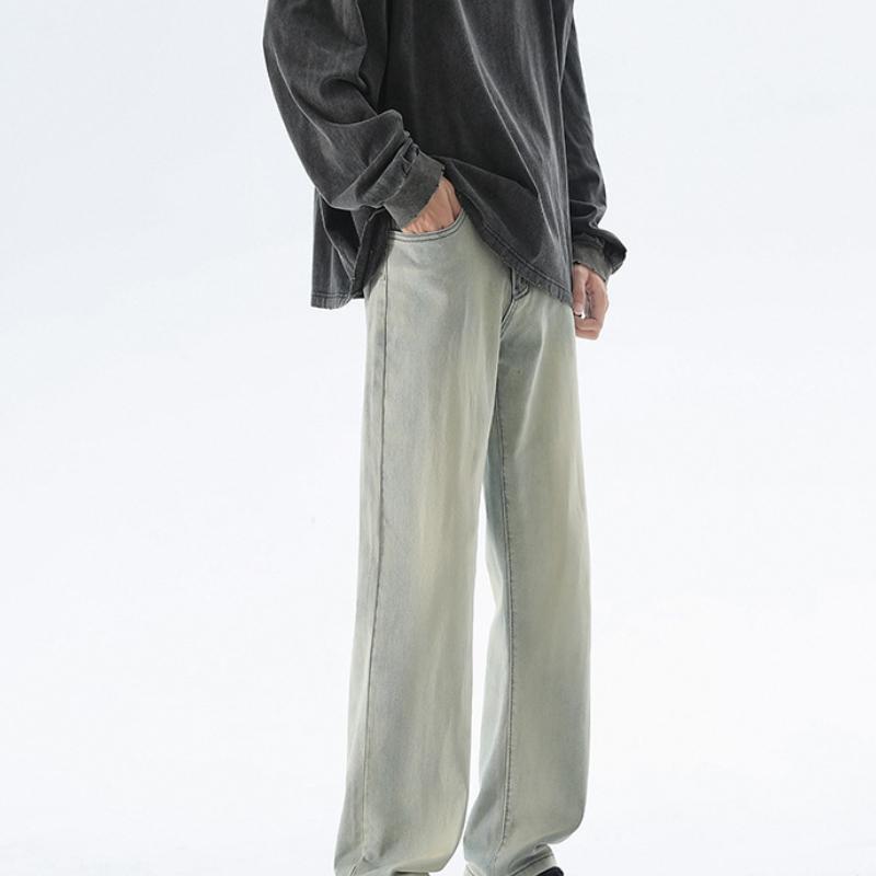 

Старые узкие джинсы мужские осенние красивые маленькие прямые брюки S