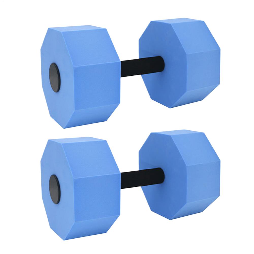 1 pair EVA Water Dumbbell Pool Exercise Floating Dumbbell Aquatic Exercise Dumbbells Water Sports Aerobic Fitness Equipment