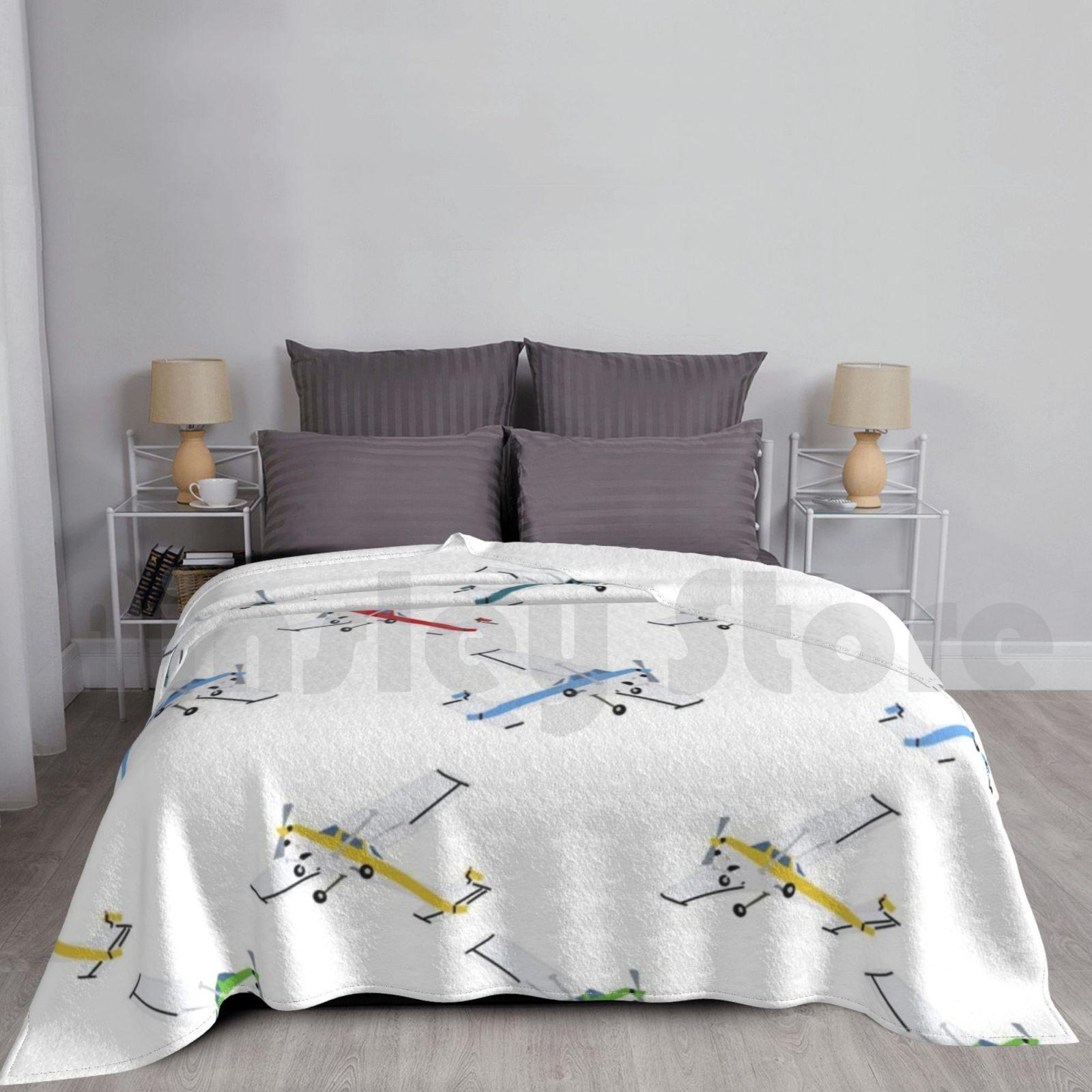 Blanket Cessna 150 Pattern 1999 Pilots Aviation Flying Airplanes Airplane Cessna Cessna 152 Size: 75*100cm, Weight: 230 GSM
