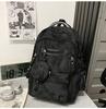 Schoolbag Large Capacity Junior High School Boys School Bag Men's and Women's Lightweight Backpack Chinese College Students Outdoor Leisure Printed 