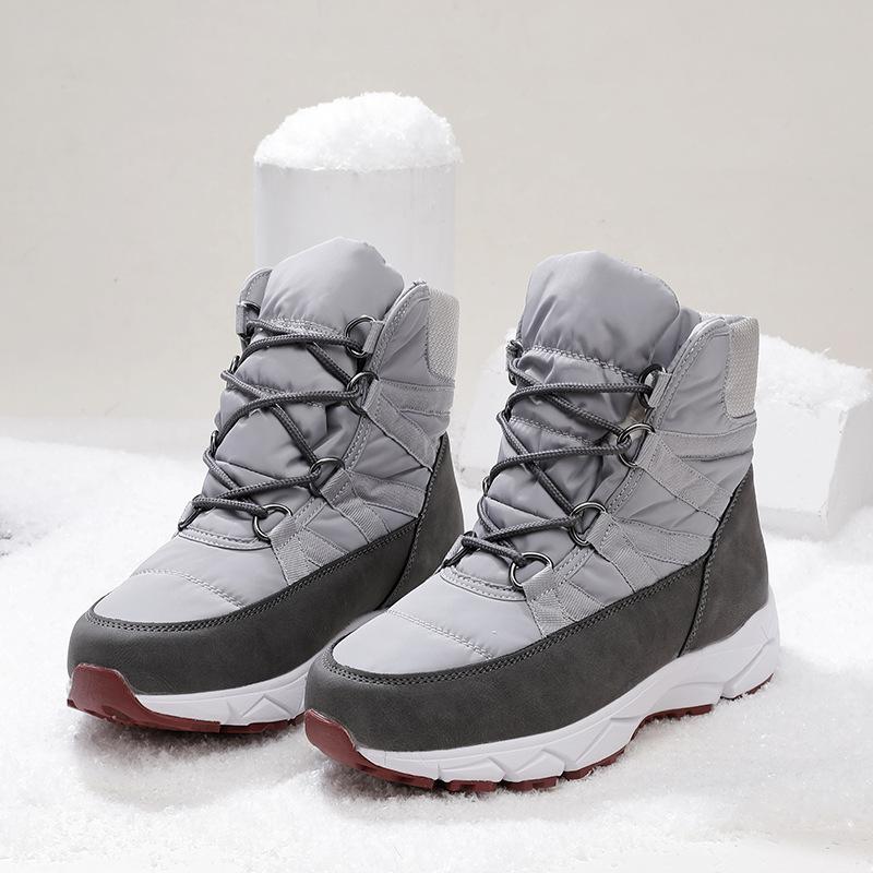 Nine-color snowflake foreign trade single European version Russian snow boots big factory out women's shoes thick wool inside
